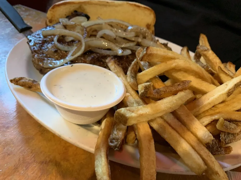 Steak Sandwich with Fries